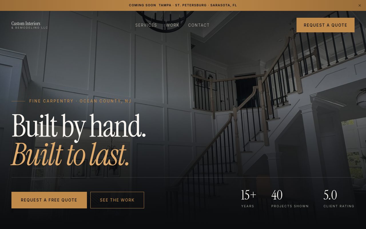 Screenshot of custominteriorsremodel.com
